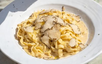 Featured in San Diego Eater: “Eat Pasta Out of a Cheese Wheel at New Bay Park Restaurant”